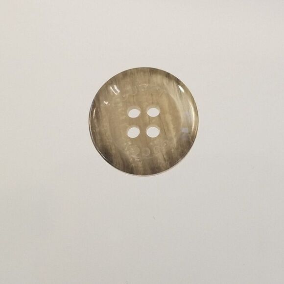 Gucci Replacement Button Gray Rimmed 4 Hole Flat Back - Picture 3 of 10